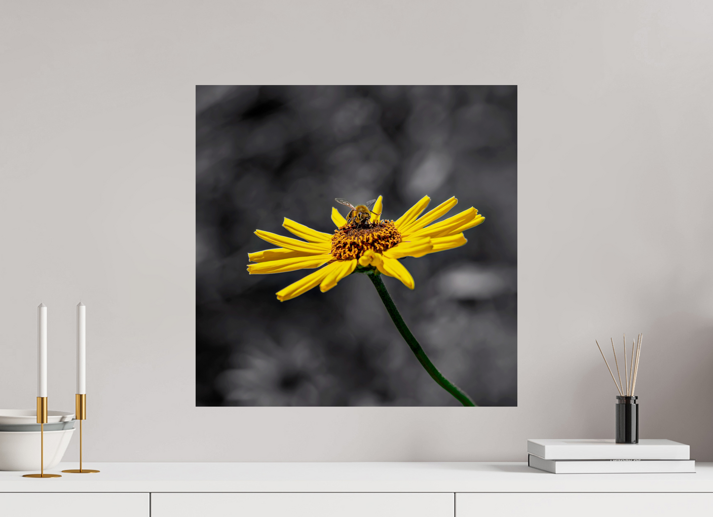 Bee on Sunflower | Fine Art Nature Photography Print