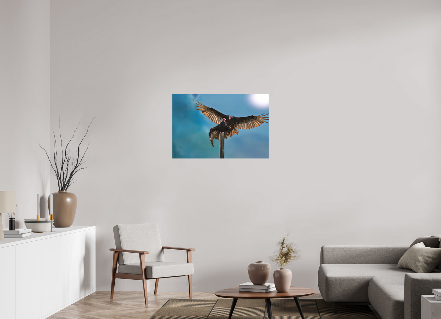 Claiming the Post | Fine Art Turkey Vulture Photography Print