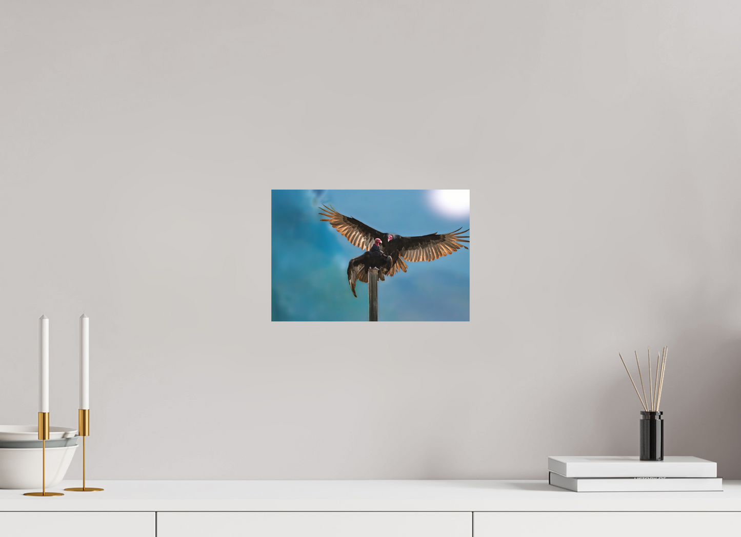 Claiming the Post | Fine Art Turkey Vulture Photography Print