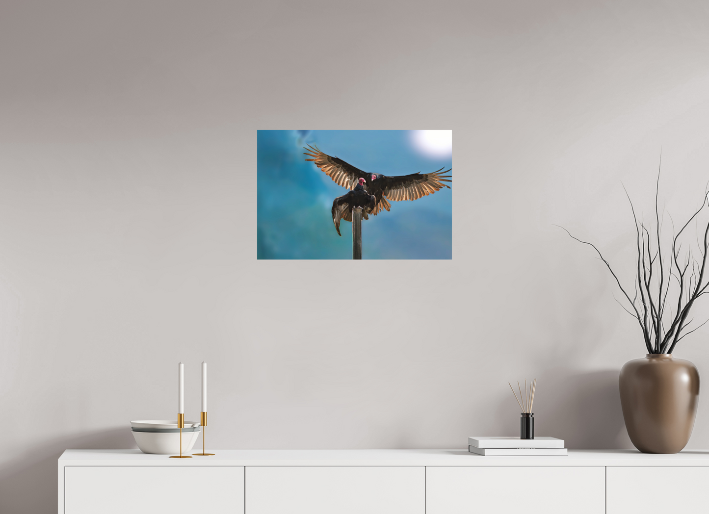 Claiming the Post | Fine Art Turkey Vulture Photography Print
